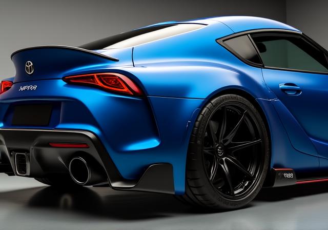 Toyota Supra A90 with Widebody kit and custom paint