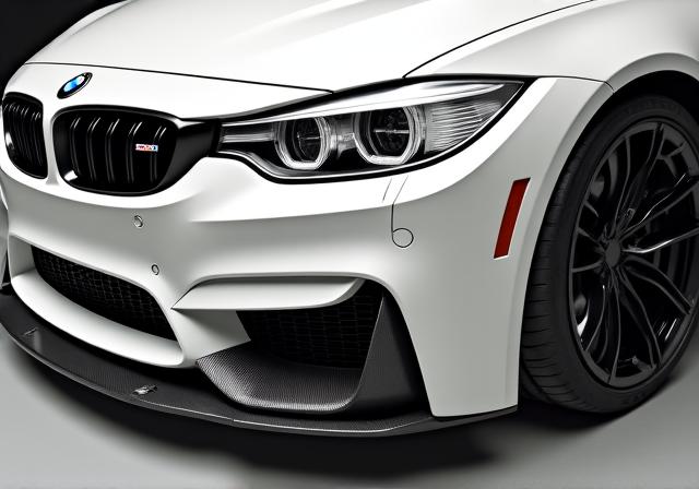 BMW M4 with aerodynamic kit